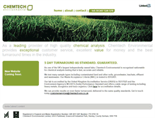 Tablet Screenshot of chemtech-env.co.uk